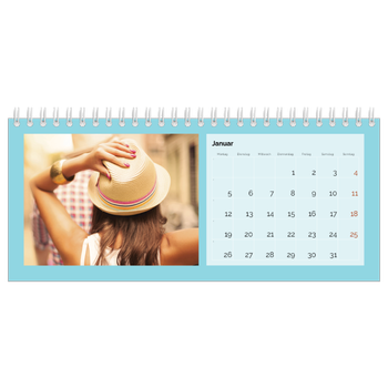Tischkalender — Ganzseitige Farbe