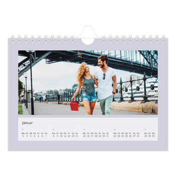 Fotokalender A5 — Farbenfroher Hintergrund