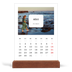Tischkalender mit Holzfuß Hochformat  — Die ganze Geschichte [Marsch]