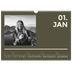 Fotokalender A3 — Modern und kräftig [Januar]