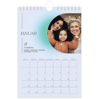 Fotokalender A5 — Astrologie Farbverlauf