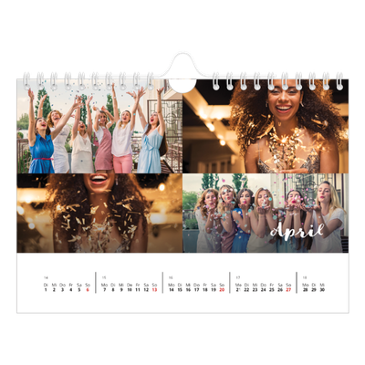 Fotokalender A5 — Monat [April]