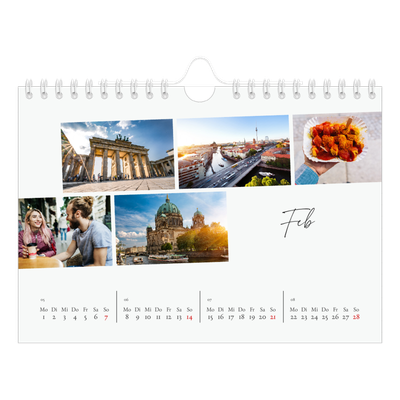Fotokalender A5 — Städtereise [Februar]