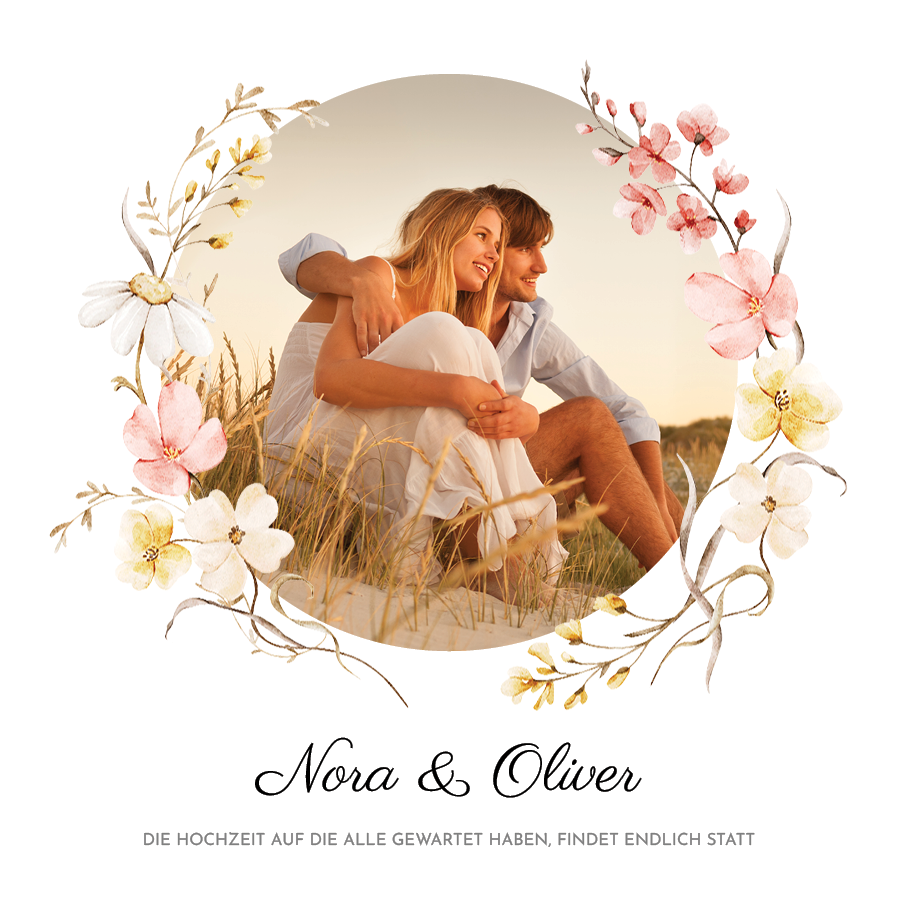 Einladungskarten — Blütenglanz