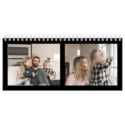 Tischkalender — Schwarzer Rand oben [deckblatt]