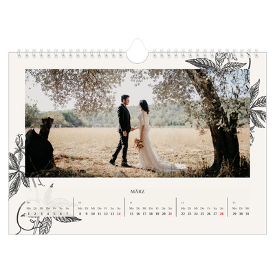 Fotokalender A4 — Tinte und Efeu [Marsch]