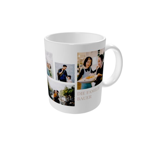 Keramik Becher bedrucken » Familienedition » Fototasse