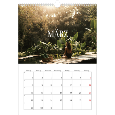 A3 Jahreskalender — Endloses Entfliehen [Marsch]
