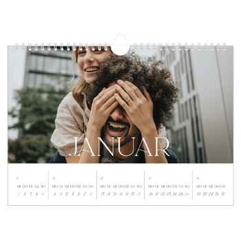 Fotokalender A4 — Überlebensgroß