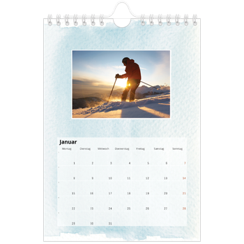 Fotokalender A5 — Wasserfarben Hintergründe