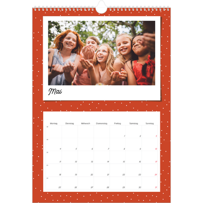 A3 Jahreskalender — Bunte Retro-Bilder [deckblatt]