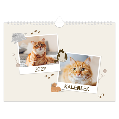 Fotokalender A4 — Verspieltes Kätzchen [deckblatt]