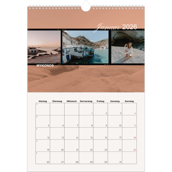 Fotokalender A3 — Wanderlust