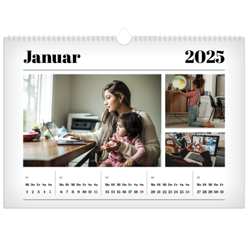 Fotokalender A3 — Zeitschriften-Stil