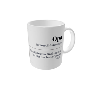 Tasse bedrucken — Opas Zeitung