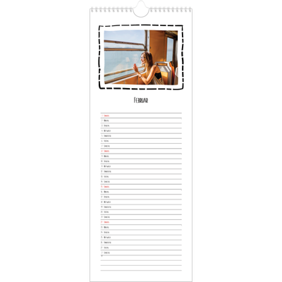 Küchenkalender  — Scrapbook-Schnappschüsse [Februar]