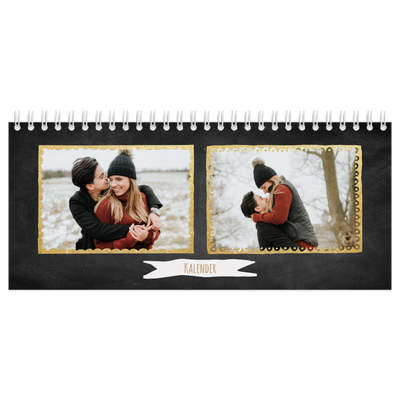 Tischkalender — Glitzernder Rahmen [deckblatt]