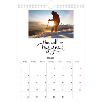 Fotokalender A4 — Zitate