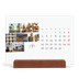 Tischkalender mit Holzfuß Querformat  — Städtereise [April]