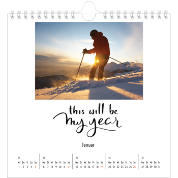 Fotokalender Quadratisch — Zitate