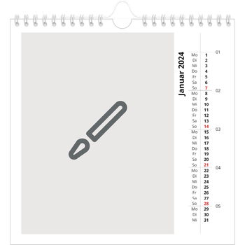 Fotokalender Quadratisch — Gestalte deine eigenen Produkte