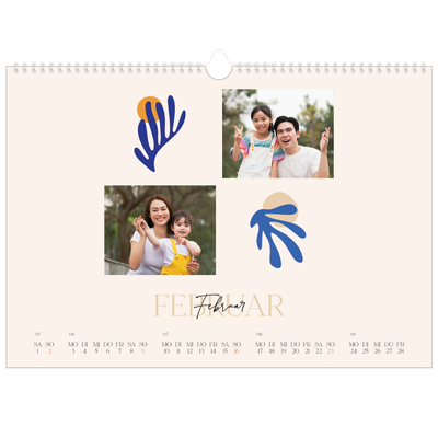 Fotokalender A3 — Verspielte Korallen [Februar]