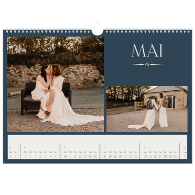 Fotokalender A3 — Schiefer und Serifen [Mai]