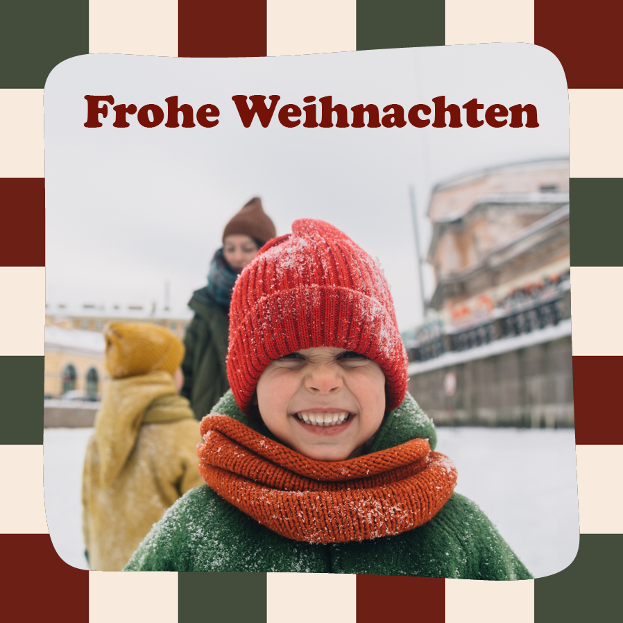 Fotokarten — Festliche Karos