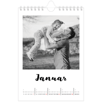 Fotokalender A5 — Handgeschrieben