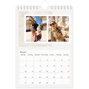 Fotokalender A5 — Sanfte Farbtöne