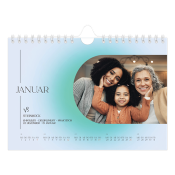 Fotokalender A5 — Astrologie Farbverlauf