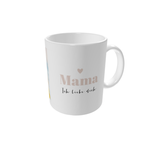 Tasse bedrucken — Süße Nachricht für Mama