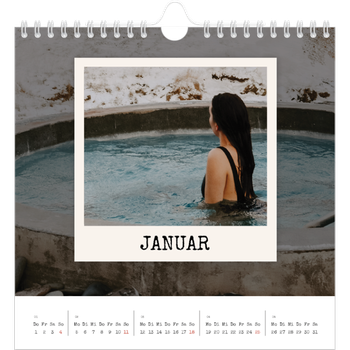 Fotokalender Quadratisch — Die Porträtaufnahme