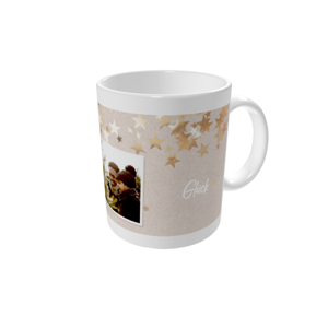 Tasse bedrucken — Stern Konfetti