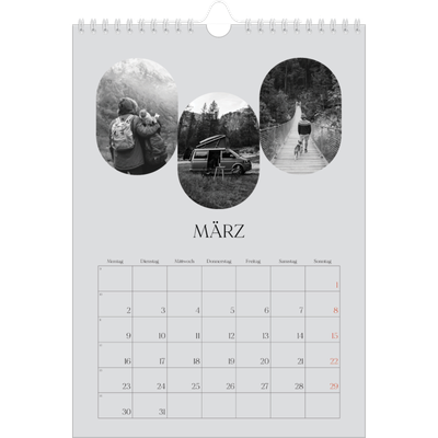 Fotokalender A4 (20 x 30 cm) — Abenteuer-Route [Marsch]