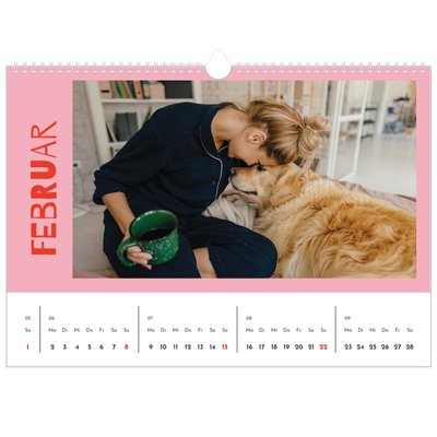 Fotokalender A3 — Farbenfroh wie du [Februar]
