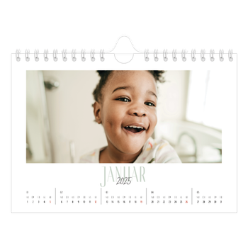 Fotokalender A5 — Een bedankje