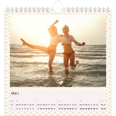 Jahreskalender Quadratisch — Geometrisch [Marsch]