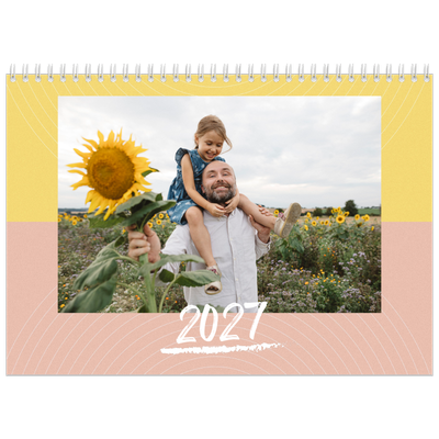 Fotokalender A4 doppelt (30 x 40 cm) — Farben und Muster [deckblatt]