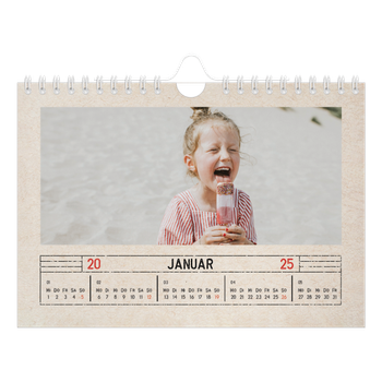 Fotokalender A5 — Stempeleffekt