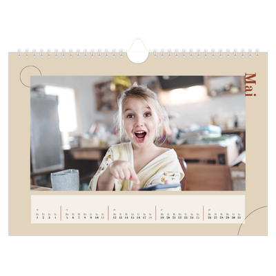 Fotokalender A4 — Assymetrischer Text [deckblatt]