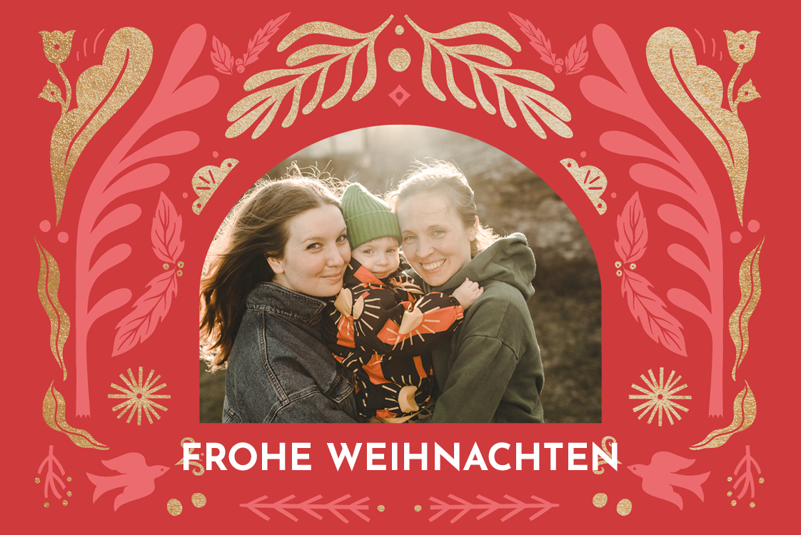 Fotokarten — Weihnachtsmuster