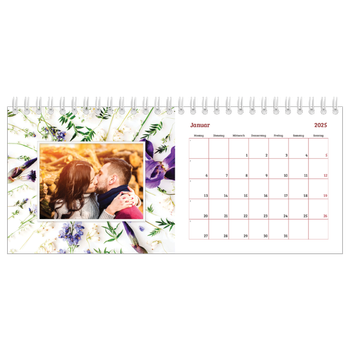 Tischkalender — Blumenrahmen