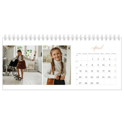Tischkalender — Eleganter Kalender [April]