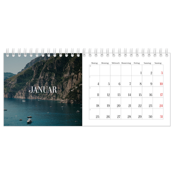 Tischkalender — Endloses Entfliehen