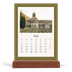 Tischkalender mit Holzfuß Hochformat  — Klassische Farben [deckblatt]