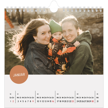 Fotokalender Quadratisch — Fotosticker