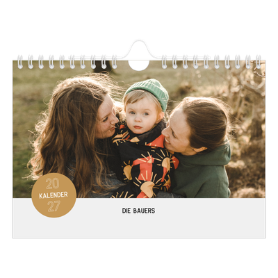 Fotokalender A5 — Fotosticker [deckblatt]