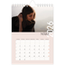 Fotokalender A5 — Überlappender Text [Marsch]