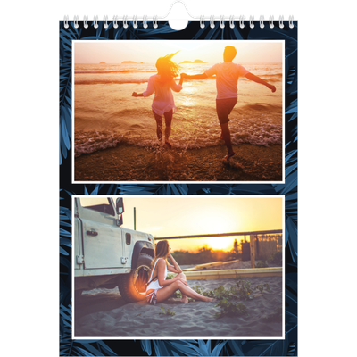 Fotokalender A4 (20 x 30 cm) — Tropische Blätter [deckblatt]